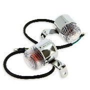 Intermitente tuning trasero- delantero Monkey de 50cc y 125cc Blanco