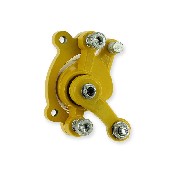 Pinza de freno delantera color amarillo para minimoto cross