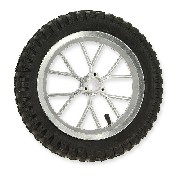 Rueda trasera completa para mini cross (8'' alu)