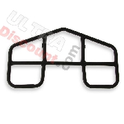 Parachoques delantero ROJO Quad Shineray 200cc ST-6A Negro