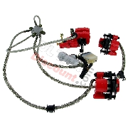 Kit de freno completo para quad Shineray 200ST-9