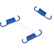 3xMuelles soft de embrague para scooter 50cc 2 tiempos(AZUL)