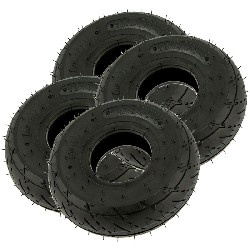 Juego de 4 neumáticos 3.50-4 de carretera para mini quad