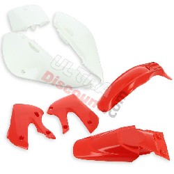 Carenado Pit Bikes 125cc a 250cc (Rojo), Recambios para Pit Bike