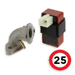 Kit de limitación de velocidad 25Kmh para Skyteam T-Rex 50cc