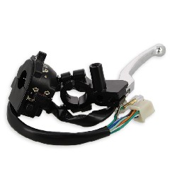 Piña izquierda para Dax Skyteam Skymax 50-125cc con luz LED - Cromo
