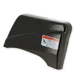 Cubrecadenas negro para Go Kart