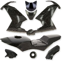 Carenado CARBONO edición especial para Nitro (NEGRO), Recambios Moto Nitro