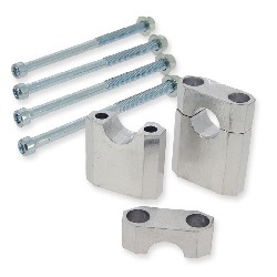 Torreta de dirección + tornillos para Dirt Bike (typo1-Alu), Recambios para Pit Bike