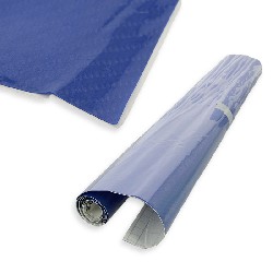 Rollo autoadhesivo imitación carbono para Pocket Nitro (Azul)