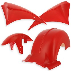 Carenado para Citycoco Shopper Rojo mate