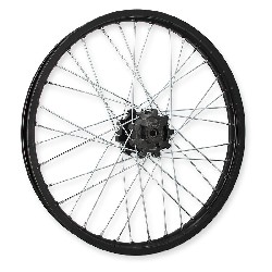 Llanta delantera 21'' para Pit bike AGB30 - Negro