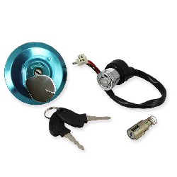 Clausor completo y tapa del depósito para PBR 50cc a 125cc - Después 2009, Recambios PBR Skyteam ZB Honda