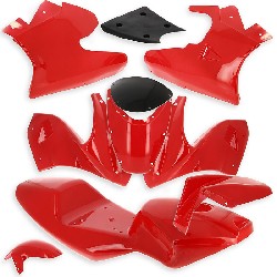 Carenado minimotos 47 49cc ROJO (pequeño defecto de pintura)