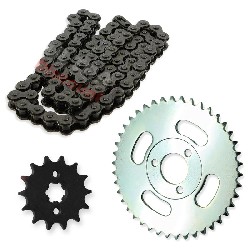 Kit de transmisión cadena + piñón + corona para Skymini 10 pulgadas ST50-8/8A