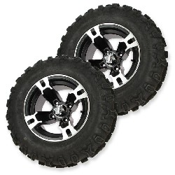 Lote de 2 ruedas traseras para Bashan 300cc BS300AU-2, Bashan 300cc BS300AU-2