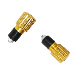 Tapón protección de manillar ORO (tipo 6), Recambios para Pit Bike