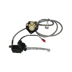 Freno trasero completo para scooter Baotian BT49QT-12 (tipo 1), Recambios Baotian BT49QT-12