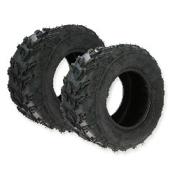Par de neumáticos traseros para Quad Bashan BS200S-7 (20x10-10)