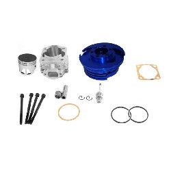 Kit 53cc 4 tranfers bulón de 10mm (tipo C, AZUL)