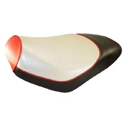 Sillín negro-rojo para scooter Jonway YY50QT-28B