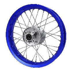 Llanta trasera Pit Bike 12'' AZUL (tipo 1)