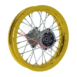 Llanta trasera Pit Bike 12'' ORO (tipo 2), Recambios para Pit Bike