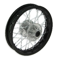 Llanta trasera Pit Bike 12'' Negra (tipo 1), Recambios para Pit Bike