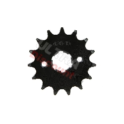 Piñón de 15 dientes para Pit Bikes (428 : Ø:20mm), Recambios para Pit Bike