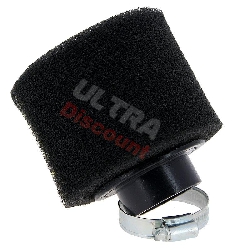Filtro de potencia doble espuma (36mm) NEGRO, Recambios minimotos