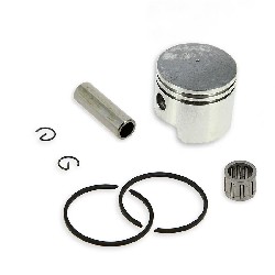 Kit de pistón 44 mm (bulón 12mm) para kit chino + rodamiento de agujas, Recambios minimotos