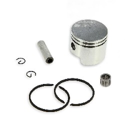 Kit de pistón 44 mm (bulón 10mm) para kit chino + rodamiento de agujas, Recambios minimotos