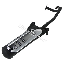 Tubo de escape para scooter Baotian BT49QT-11, Recambios Baotian BT49QT-11