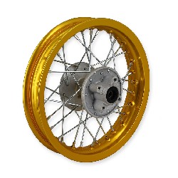 Llanta trasera Pit Bike 12'' ORO (tipo 1), Recambios para Pit Bike