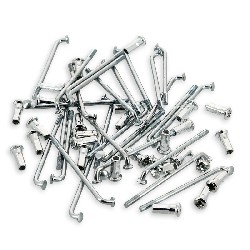 Lote de 28 radios + cabezas para rueda de 10'' Pit Bike (tipo 1), Recambios para Pit Bike