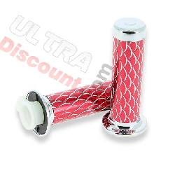 Puños escamados (ROJO), Piezas minimoto cross