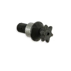 Piñón reforzado 6 dientes paso americano cadena TF8 (8mm) , Piezas minimoto Supermoto