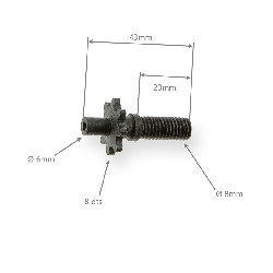 Piñón reforzado 8 dientes paso pequeño (tipo B), Recambios para mini quads