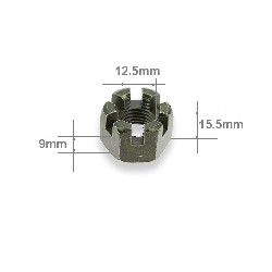 Tuerca para muñón de dirección quad Shineray 250cc ST-9E