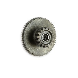 Piñón doble para arranque quad Shineray 250cc ST-9E-STIXE (16 dientes), Piezas Shineray 250cc STIXE ST9E