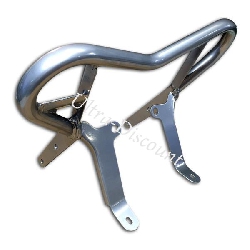 Soporte de matrícula trasero para Quad Shineray 250cc ST-9E (Plata)