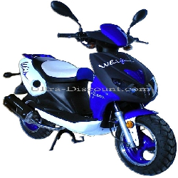 Scooter Viper R1 AZUL 50cc (motor 2 tiempos), Scooter china 50cc