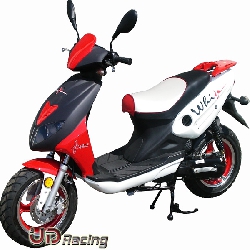 Scooter Viper R1 en ROJO 50cc (motor 2 tiempos), Scooter china 50cc