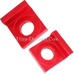 Tensor de cadena Pit Bike cuadrado ROJO, Recambios para Pit Bike