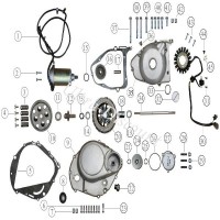 Tuerca de sujeción de embrague para quad Shineray 300cc