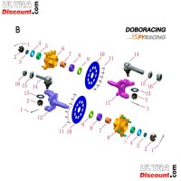 Rodamiento de cubo 63004RS para Quad 350F3