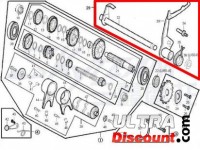 Brazo de palanca de cambios para motor Skyteam 50cc