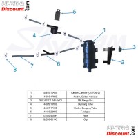 válvula de descarga para Trex Skyteam 125cc Euro 4 y Euro 5 Bilder 1
