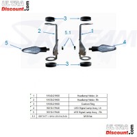 Suporte de faro derecha para Skyteam T-REX Bilder 1