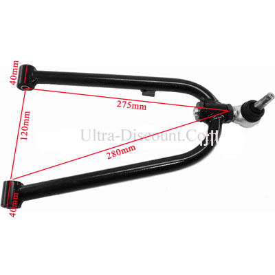 Brazo de suspensión superior derecho quad 200cc STIIE (280mm) Bilder 1